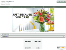 Tablet Screenshot of kutztownflowers.com